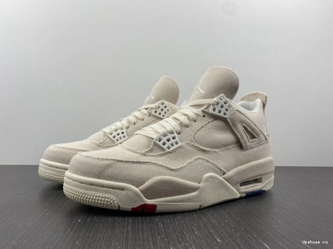 Jordan Blank Retro 4 (W) Canvas DQ4909-100 0219